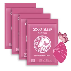 Hypoallergenic Super Breathable Mouth Tape for Sleeping 4/2/1 Month supply , 120/60/30 strong adhesive sleep strips , Anti-Snoring  Comfort , Anti Snoring Mouth Sticke , for Better Sleep ，Pink and Black ， aid ， Gentle ， Tape for Skin ， healthcare ， ultra
