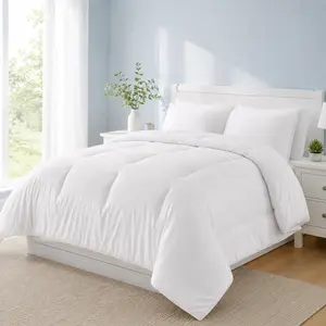 Cloud Cozy| Bedhacker Comforter Double-Stuffed Cloud-Soft Heat-Smart bed Machine Washable puffed quilt Super Fluffy Duvet Lightweight Duvet