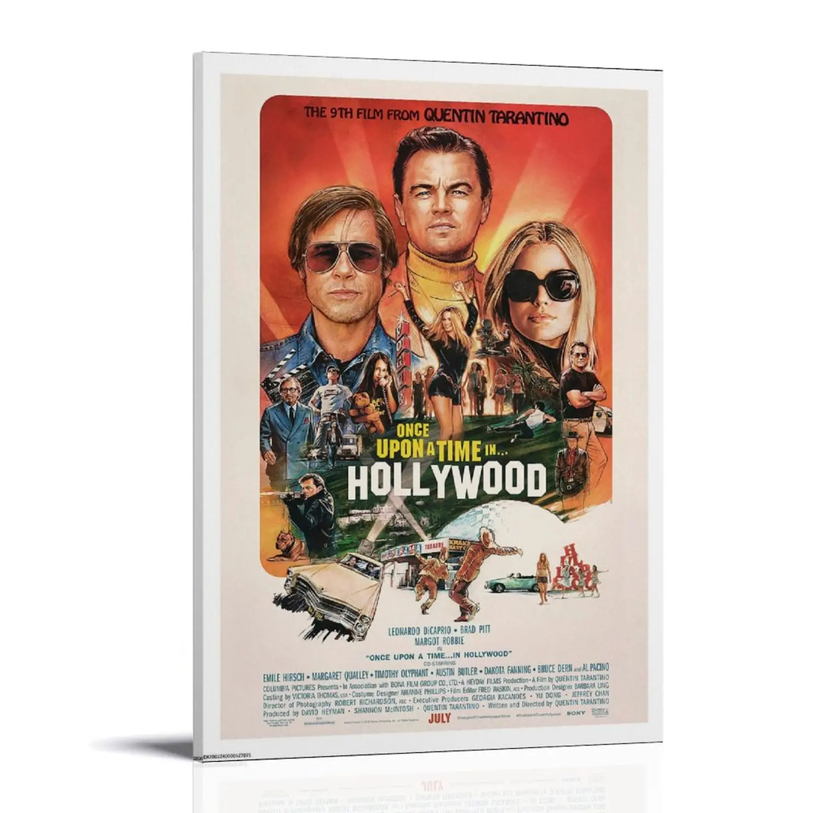 HOLLYWOOD-poster Posters Music Album Cover Posters Canvas Wall Art High-Resolution Vintage Band & Artist Prints for Room