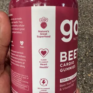 Product Review of Goli Beets Cardio Gummy - Beet Root Extract & 100mg CoQ10, Gluten-Free, Vegan, Non-GMO, and Gelatin-Free. Nature's Great Superfood from ** ** ** ** ** ** ** ** ** ** ** **