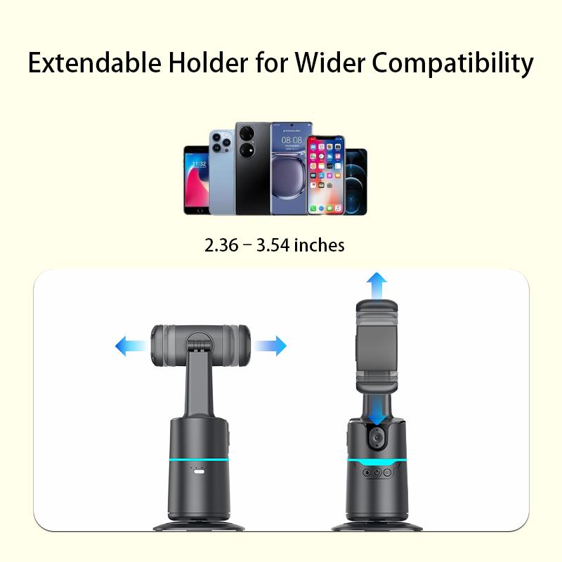 [Free Tripod] Face Tracking Selfie Stick with Fill Light, 360° Rotation Alloy Tripod for Android/IPhone, No App Required, 67" Adjustable Selfie Stick for TikTok/Vlog/Video/Live Steam [2026 Upgraded]