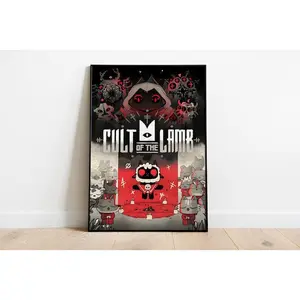 Cult of the Lamb Poster Print | Gaming Poster | Room Decor | Wall Decor | Gaming Decor | Gaming Gifts | Video Game Poster | Video Game Print