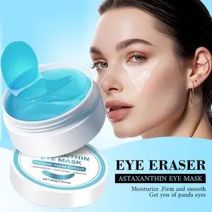ROZINO Astaxanthin Eye Mask for Dark Circles Eye Bags Fine Lines & Puffiness Hydrating Treatment for Women Men Moisturize Firm Smooth Eye Eraser