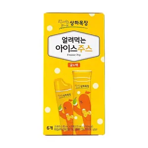 Maeil Organic Fruit Popsicles Citrus Pear Juice 85ml 6 Pack Refreshing Summer Treats