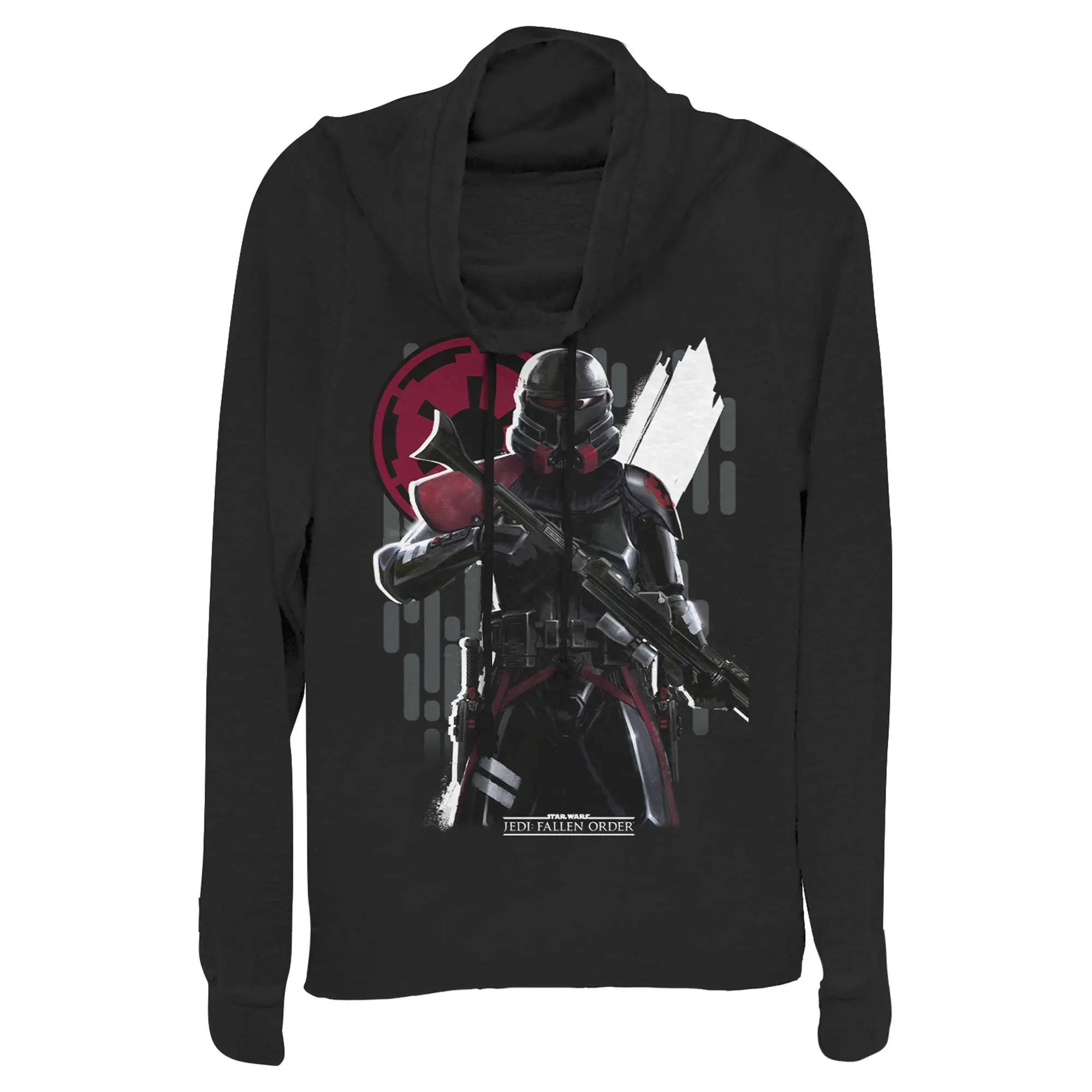 Junior's Star Wars Jedi: Fallen Order Second Sister Inquisitor Cowl Neck Sweatshirt