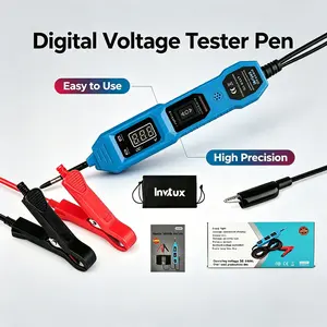 3.5-36V Digital Automotive Circuit Tester with LED Display Power Probe Test Light for Car Electrical Diagnostic Tool Voltage Continuity Testing