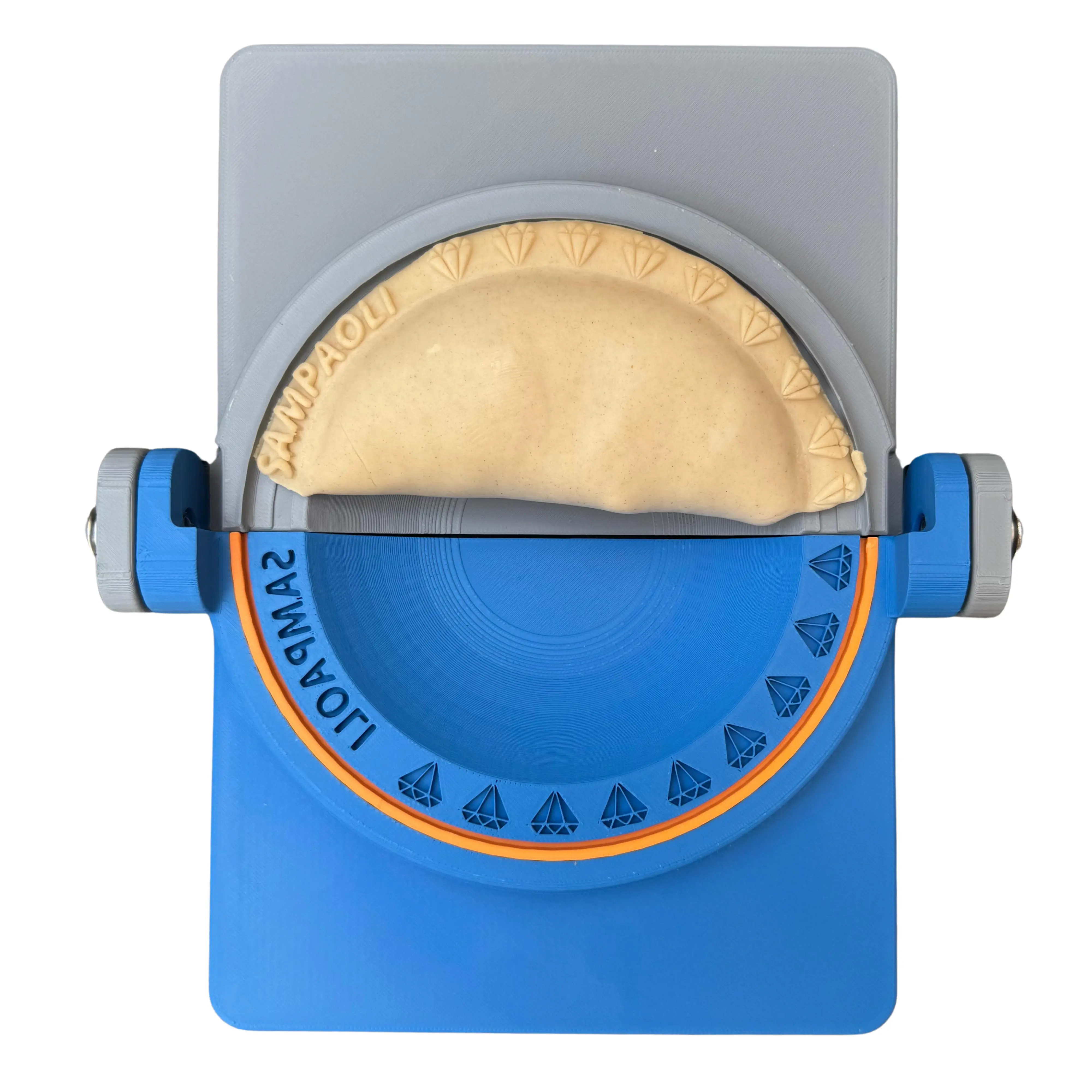 Custom Empanada Press Diamond 3D Design | Personalized Luxury Gift | Meatball Maker, Wonton Maker, Heart Ravioli Cutter | Visual Collection | Made in USA | 4.7" to 7"