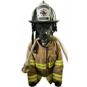 Oreo Dog Firefighter Window or Helmet Decal Oreo Dog Firefighter Window or Helmet Decal