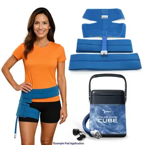 Breg Polar Care Cube with Hip Pad for Post-Surgery Recovery Cold Therapy System - Trusted for Pain Relief & Swelling Reduction