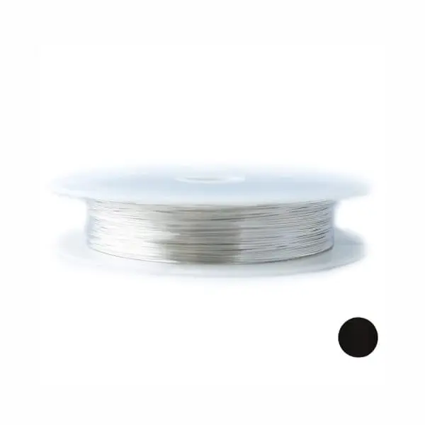 1Oz - 935 Argentium Silver Wire Half Hard Round Made in USA by CRAFT WIRE
