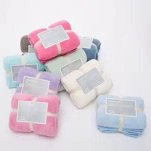 Superfiber Polyester Brocade with Polyester Fiber - White/Pink/Green/Rose Red/Sky Blue/Light Purple/Peach Red/Light Blue/Light Gray/Deep Purple/Dark Blue/Off White/Gray Purple/Dark Gray/Dark T Blue - 34x80cm Towels