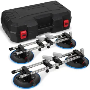 2 Pack Seamless Setter with 6" Vacuum Suction Cups for Seam Joining and Leveling, Countertop Seam Setter for Marble, Ceramic, Tile, Glass, Granite
