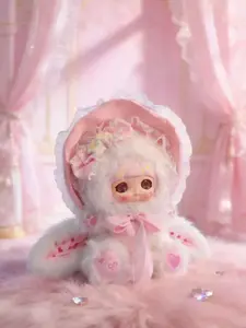 Xuefu--Rabbit lace dream 600%，Bunny Plush Dolls，Soft Furry Collectibles，Backpack or clothing decoration，Blind bag Kawaii Stuffed Animals