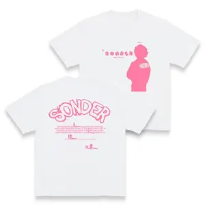 Pink Sonder Rap Shirt Casual Crewneck Streetwear  For Women For Men , lightweight and breathable, soft and comfortable] graphic tee