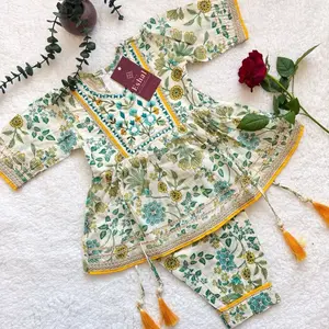 Girls Breathable Cotton 2pc Shalwar