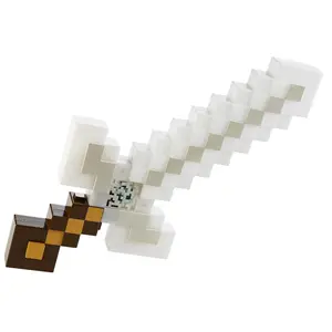 LED Light-Up Enchanted Sword Pixel Life-Size Role-Play Toy Costume Accessory Inspired by Video Game
