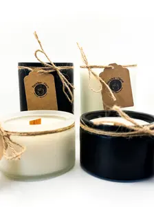Handmade, Tallow and Beeswax, Wooden Wick Candles