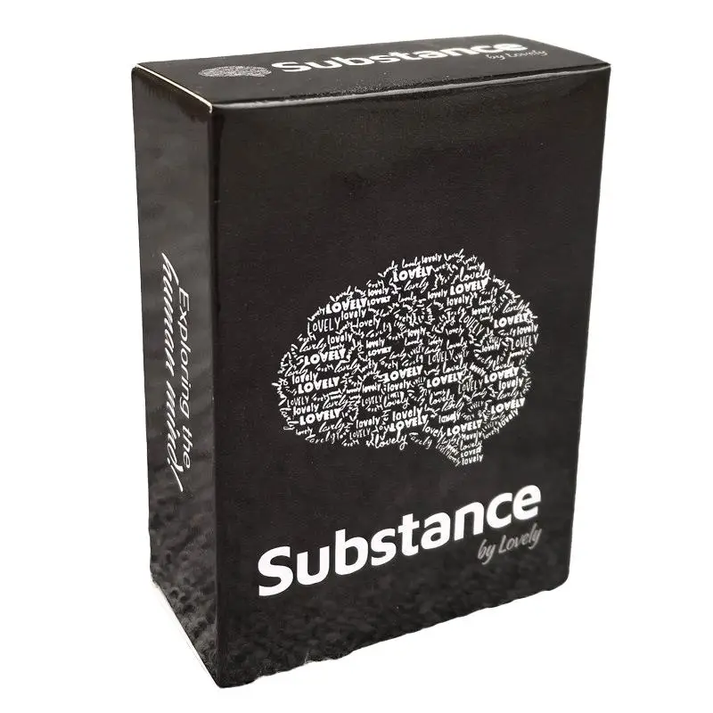 Substance Card Game, Meaningful In-depth Dialogue Themed Card Game, Suitable for Party and Date Nights, Drinking Game Cards, Drinking Games, Toys for