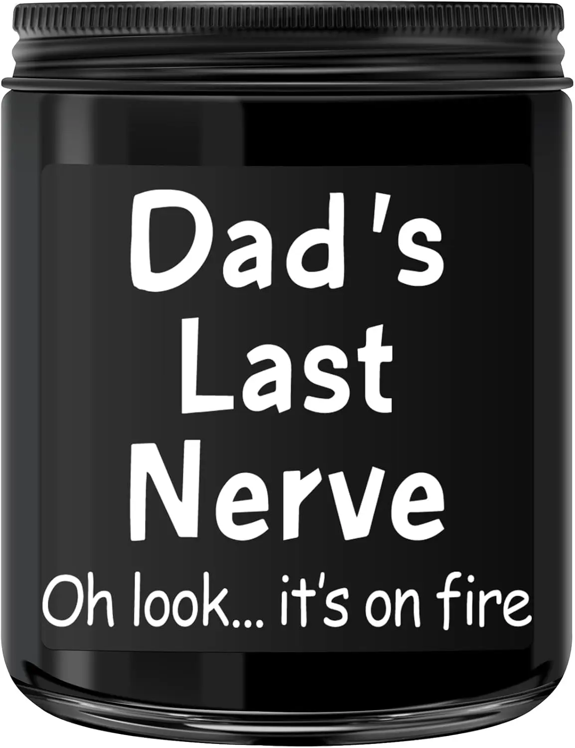 Funny Dad Gifts from Daughter Son – Dad’s Last Nerve Scented Candle – Birthday Gifts for Dad – Fathers Day Gifts for Dad, Daddy, Papa – Unique Gag Gift for New Dad Stepdad Husband