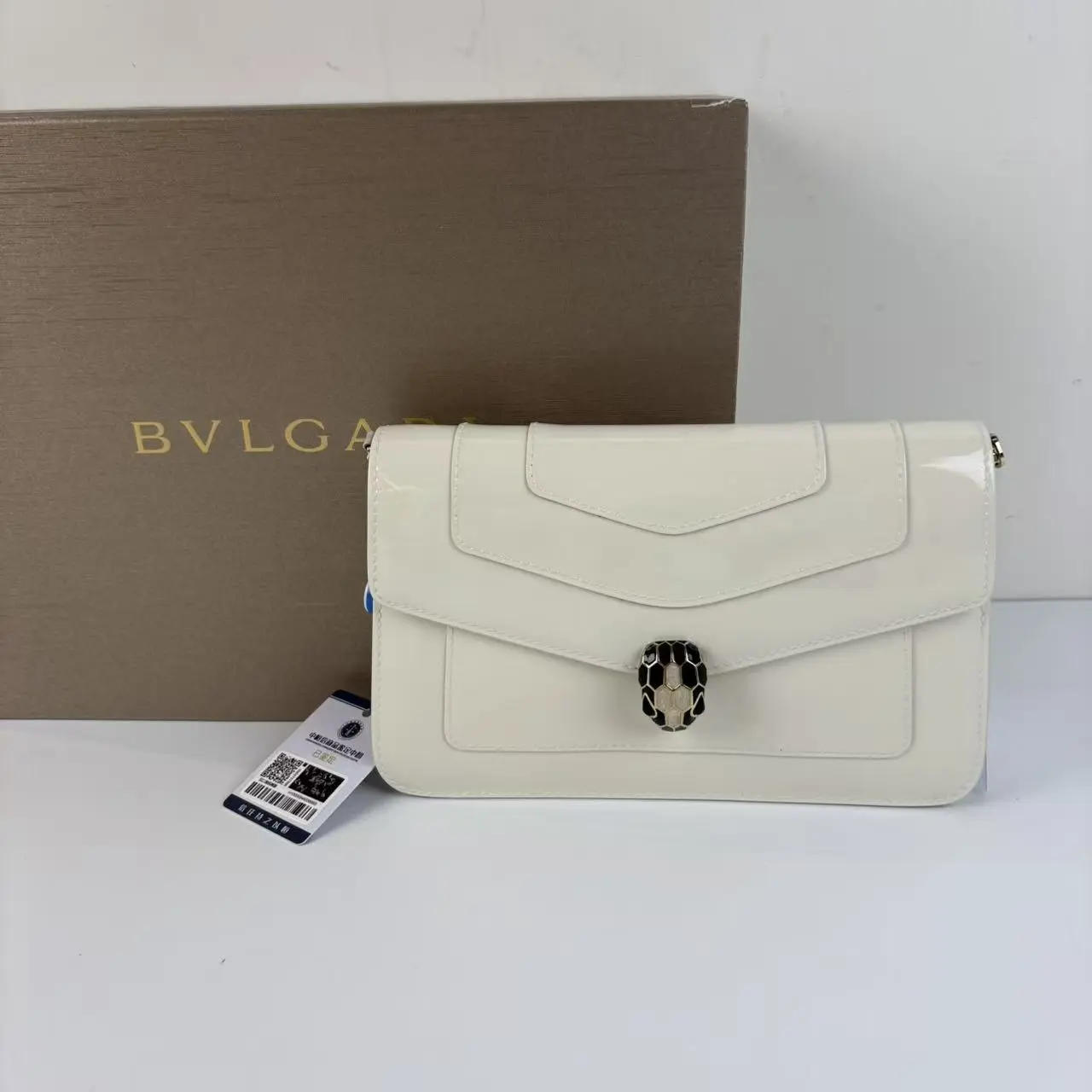 Pre-owned Bvlgari Serpenti Forever Crossbody Bag, Wallet on Chain
