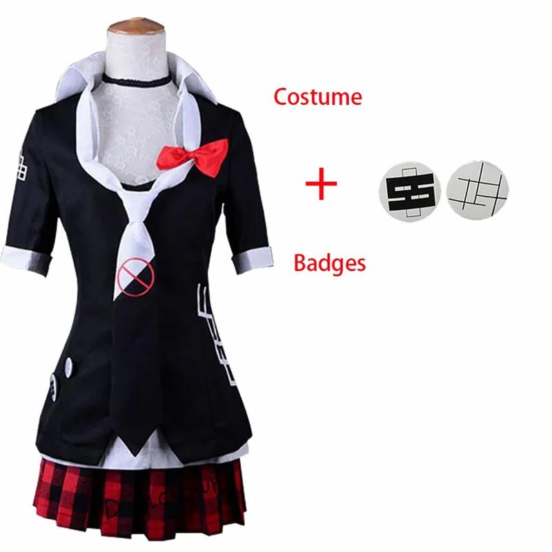 2026 Halloween Nouveau Danganronpa Cosplay Anime Junko Enoshima emboitment Inushio Kimuchi Happy Havoc Dangan Ronpa Gifts