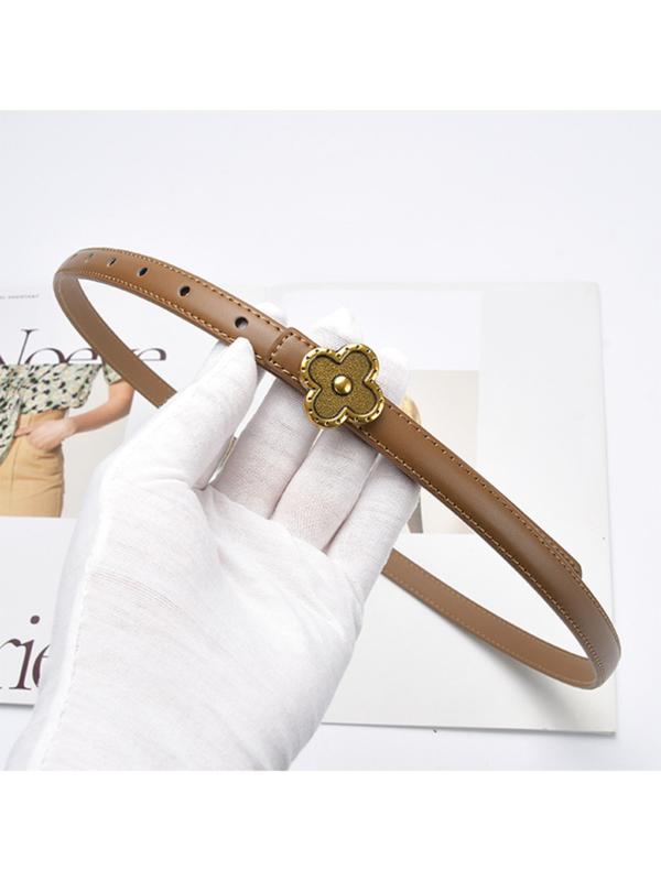 1pc Women's Smooth Buckle Belt Exquisite Belt for Dating, Everyday Elegance, Wedding Accessory, Perfect Gift for All Seasons