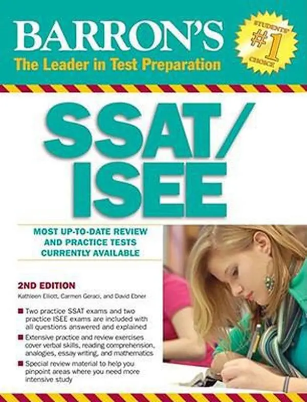 Used SSAT/ISEE Exam Review Book - Secondary School Admissions Test/Independent School Entrance Exam by Kathleen J. Elliott M.A. (Paperback, English) - Books