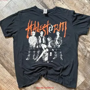 Halestorm Rock Band Tour Graphic Tee – Unisex T-Shirt / Sweatshirt / Hoodie, Vintage Washed Black Short Sleeve, Stylish Versatile Music Shirt S–5XL Y75
