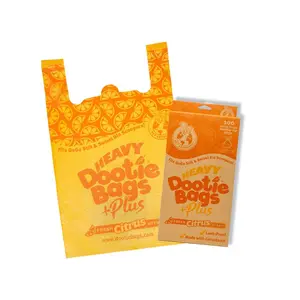Heavy Dootie +Plus Dog & Cat Litter Poop Bags, Very Large, Hint of Citrus Scent