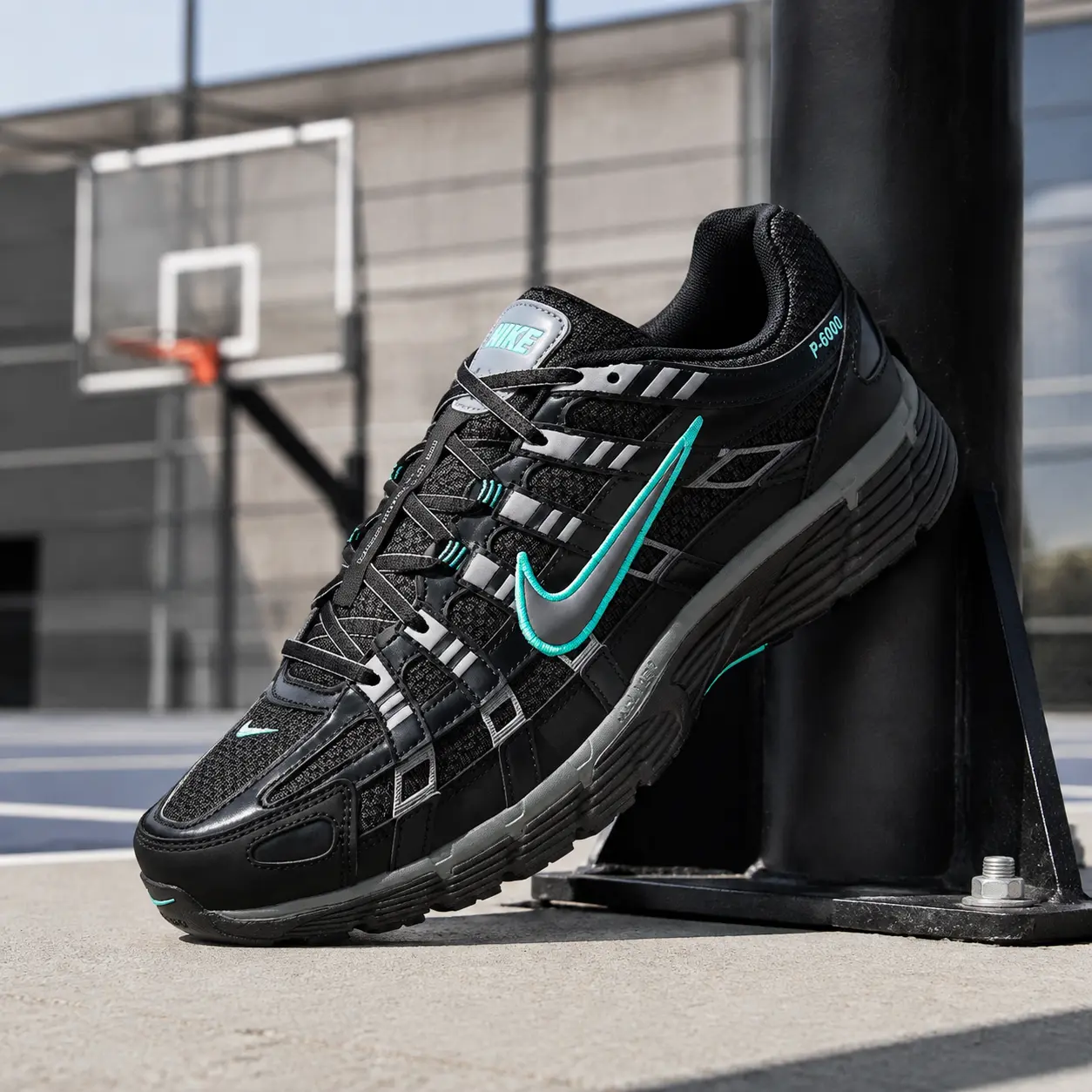 Nike P-6000 Black Hyper Turquoise Cool Grey Men's IR1477-010 New Sneakers