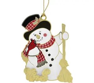Jolly Snowman Ornament by Beacon Design