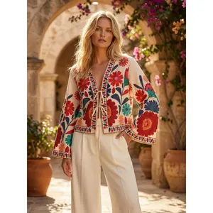 Artisan-inspired elegance meets bold floral expression.