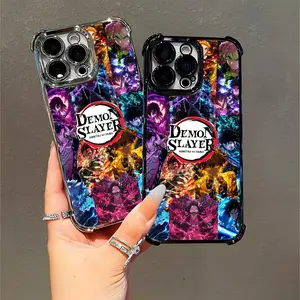 Demon Slayer Kimetsu no Yaiba Anime Fan Phone Case for iPhone Lovers Compatible with iPhone 11/12/13/14/15/16 (Pro Max/Plus)