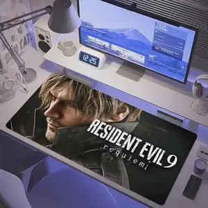 RResident Evil 9 Requiem Mouse Pad Mousepad Large Gaming LockEdge Thickened Computer Keyboard Table Desk Mat Desktop Accessory
