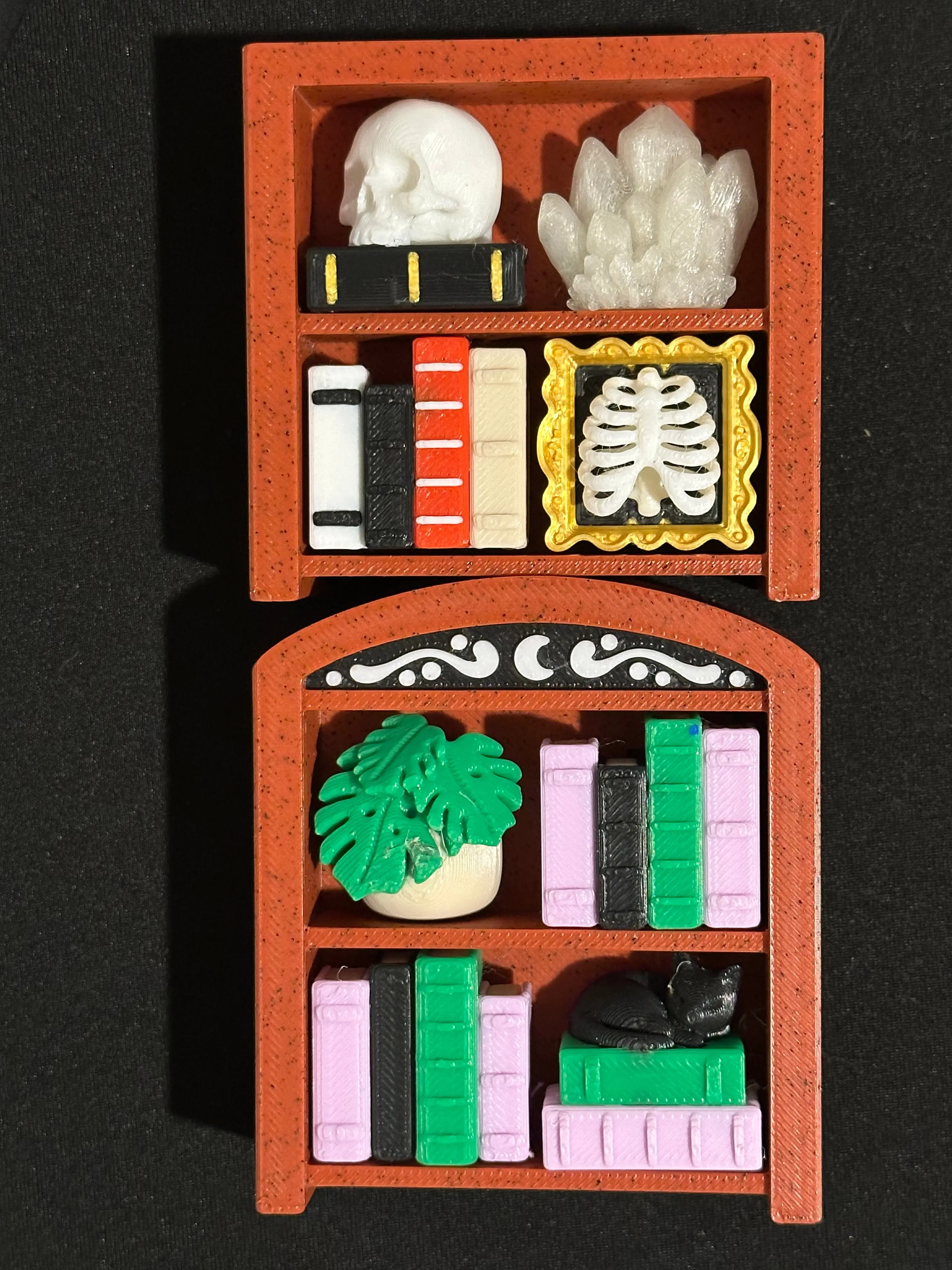 Custom Bookshelf Clicker Fidget – 3D Printed Sensory Desk Toy