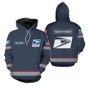 FASHION Custom Name Postal Worker 2025 Hoodie 3D