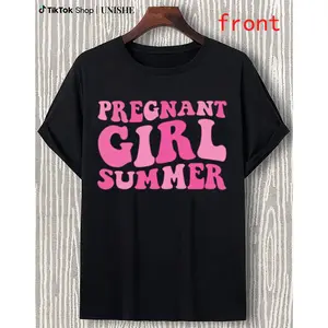 Soft and Stretchy Maternity Shirt – Pregnancy Reveal Summer Tee