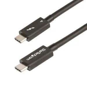 Startech TBLT4MM50CM 1.6 ft. 40Gbps 100 watt PD Thunderbolt 4 Cable with 4K-8K Video
