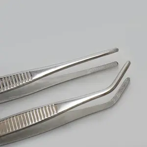 2 Stainless Steel Tweezers Set, Splinters Removal Tweezers, Ideal for Crafts & Labs, Heavy Duty Durable Tool for Precision Tasks, Reliable Accessory for Hobbyists