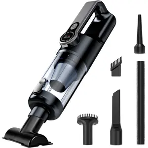 Cordless Handheld  Vacuum Cleaner for  Interior,  Suction Portable Vacuum for  & Quick  Cleaning, Rechargeable with LED Light & Attachments