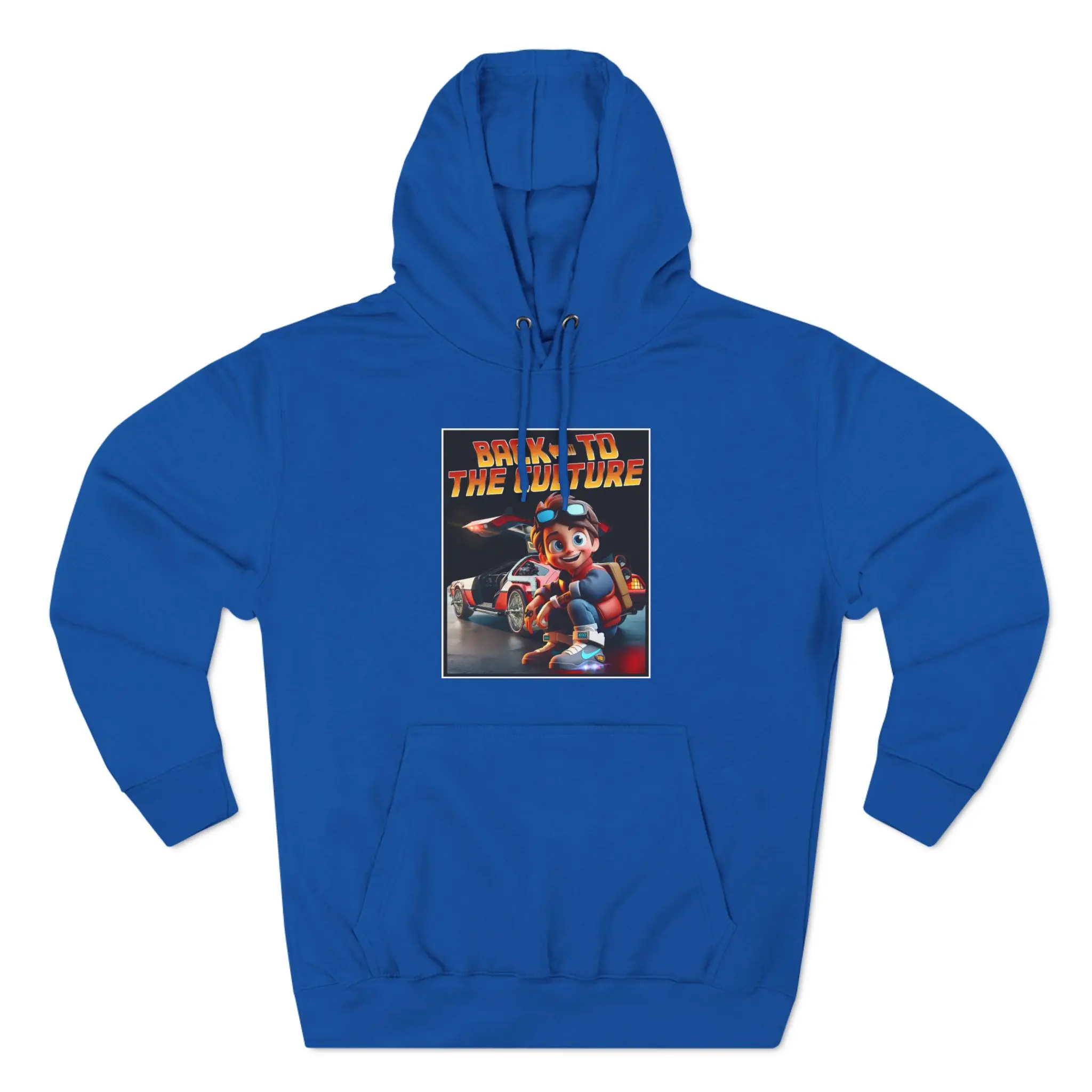 Retro Movie Fleece Hoodie, Back to the Future Hoodie, Unisex Sweatshirt, Geek Culture Apparel, Vintage Film Gift