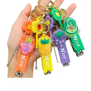 Compact Nail Clippers Keychain for Effortless Trimming and Easy Access - Manicure