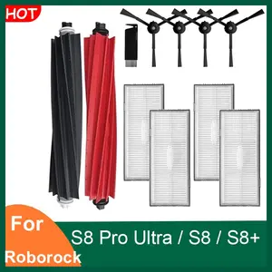 Replacement Parts Accessories Compatibale for Roborock S8 Pro Ultra / S8 / S8+ Robotic Vacuum