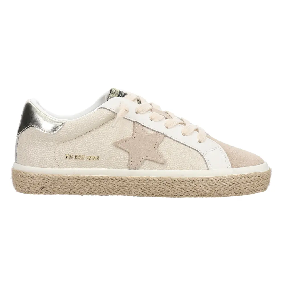 Vintage Havana Womens Coastal Metallic Slip On Sneakers Shoes Casual - Off White