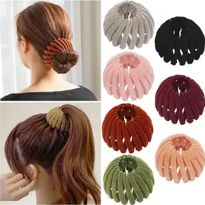 Bird Nest Magic Hair Clip, Hair Accessories for Women,Hair Ties Bun Maker Scrunchies for Thick Thin Hair,Hair Clips for Women,Ponytail Holders,Ponytail,High ponytail,Hairpin for styling hair