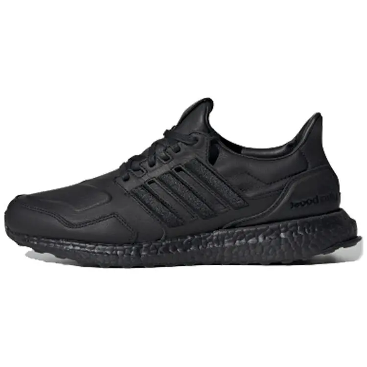 Adidas UltraBoost Leather Core Black' Comfort Low Top Running Shoes Unisex EF0901