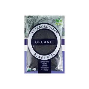 BIG GREEN Organic Black Rice 454g - USDA Certified, Whole Grain Superfood for Healthy Cooking