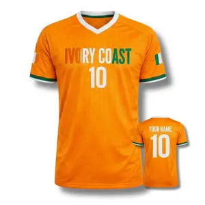 [Custom Name & Number] Ivory Coast Football Fan Jersey, Haiti National Team Inspired Graphic Jersey, Haiti Flag Soccer Supporter Jersey, Caribbean Streetwear Football Jersey, Haiti Soccer Fan Graphic Tee, Retro Haiti Football Shirt, Island Soccer Jersey