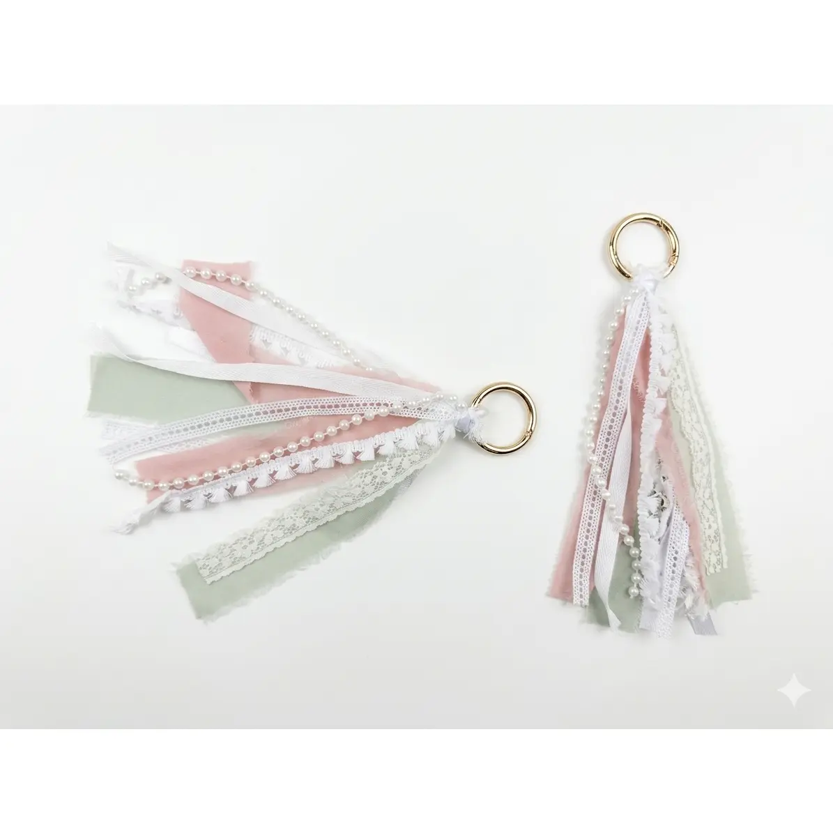 Boot Tassel Set - Pink & Mint
