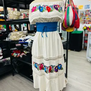 Amazing Tradicional Mexican Dress Casual Comfort M